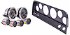 Gauge and Dash Panel Set for 1964-1966 Chevrolet, GMC C/K Series Truck [6-Gauge Set, Matte Black Panel] - image 1