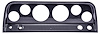 6-Gauge Dash Panel Insert for 1964-1966 Chevrolet, GMC C/K Series Truck [Carbon Fiber] - image 1