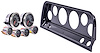 Gauge and Dash Panel Set for 1964-1966 Chevrolet, GMC C/K Series Truck [6-Gauge Set, Carbon Fiber Finish Panel] - image 1