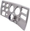6-Gauge Dash Panel Insert for 1984-1987 Chevrolet, GMC C/K Series Truck with A/C Cutouts [Brushed Aluminum] - image 2