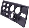 6-Gauge Dash Panel Insert for 1984-1987 Chevrolet, GMC C/K Series Truck w/o A/C Cutouts [Matte Black] - image 2