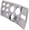6-Gauge Dash Panel Insert for 1984-1987 Chevrolet, GMC C/K Series Truck w/o A/C Cutouts [Brushed Aluminum] - image 2