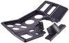 6-Gauge Dash Panel Insert for 1973-1983 Chevy, GMC C/K Series Truck w/ A/C Cutouts, 3 3/8 in. & 2 1/16 in. Gauges [Matte Black] - image 4