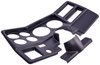 6-Gauge Dash Panel Insert for 1973-1983 Chevrolet, GMC C/K Series Truck with A/C Cutouts, 5 in. & 2 5/8 in. Gauges [Matte Black] - image 4