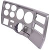 6-Gauge Dash Panel Insert for 1973-1983 Chevy, GMC C/K Series Truck w/ A/C Cutouts, 5 in. & 2 5/8 in. Gauges [Brushed Aluminum] - image 2