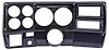 6-Gauge Dash Panel Insert for 1973-1983 Chevy, GMC C/K Series Truck w/ A/C Cutouts, 5 in. & 2 5/8 in. Gauges [Carbon Fiber] - image 1