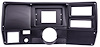 Holley 7 in. Digital Dash Panel Insert for 1973-1983 Chevrolet, GMC C/K Series Truck with A/C Cutouts [Matte Black] - image 1