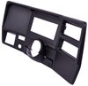 Holley 6.860 in. Pro Dash Panel Insert for 1973-1983 Chevrolet, GMC C/K Series Truck with A/C Cutouts [Matte Black] - image 2
