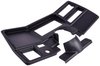 Holley 6.860 in. Pro Dash Panel Insert for 1973-1983 Chevrolet, GMC C/K Series Truck with A/C Cutouts [Matte Black] - image 4