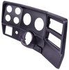 6-Gauge Dash Panel Insert for 1984-1987 Chevy, GMC C/K Series Truck w/ A/C Cutouts, 3 3/8 in. & 2 1/16 in. Gauges [Matte Black] - image 2