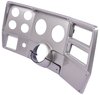 6-Gauge Dash Panel Insert 1984-1987 Chevy, GMC C/K Series Truck w/ A/C Cutouts, 3 3/8 in. & 2 1/16 in. Gauges [Brushed Aluminum] - image 2