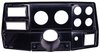 6-Gauge Dash Panel Insert for 1984-1987 Chevy, GMC C/K Series Truck w/ A/C Cutouts, 3 3/8 in. & 2 1/16 in. Gauges [Carbon Fiber] - image 3