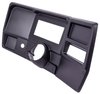 Holley 6.860 in. Pro Dash Panel Insert for 1984-1987 Chevrolet, GMC C/K Series Truck w/o A/C Cutouts [Matte Black] - image 2