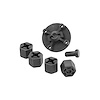 Wheel Hexes, Direct Drive Spur Holder, & Dust Plug [Fits Torch & Hooligan Monster Trucks] - image 1