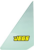 Vent Glass for 1964-1967 GM A-Body 2/4-Door Sedan, Wagon Models [Green Tint, Right/Passenger Side] - image 1