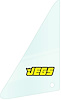 Replacement Vent Glass Fits Select 1973-1979 GM Truck [Clear, Right/Passenger Side] - image 1