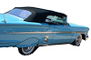 Black Convertible Top Fits Select 1958 Chevrolet, Pontiac Models [Plastic Rear Window] - image 1