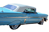 White Convertible Top Fits Select 1958 Chevrolet, Pontiac Models [Plastic Rear Window] - image 1