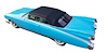 Black Convertible Top Fits Select 1959-1960 Buick, Cadillac, Chevrolet, Oldsmobile, Pontiac Models [Plastic Rear Window] - image 1