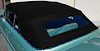 Black Convertible Top Fits Select 1961-1964 Buick, Cadillac, Chevrolet, Oldsmobile, Pontiac Models [Plastic Rear Window] - image 1