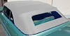 White Convertible Top Fits Select 1961-1964 Buick, Cadillac, Chevrolet, Oldsmobile, Pontiac Models [Plastic Rear Window] - image 1
