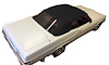 Black Convertible Top Fits Select 1965-1970 Buick, Cadillac, Chevrolet, Oldsmobile, Pontiac Models [Plastic Rear Window] - image 1