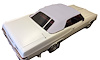 White Convertible Top Fits Select 1965-1968 Buick, Cadillac, Chevrolet, Oldsmobile, Pontiac Models [Glass Rear Window] - image 1
