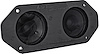 Dual Dash Speakers Fits Select 1959-1991 Ford & GM Cars & Trucks [Without Stereo]