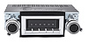 Classic 850 Series Radio w/Built-in Bluetooth for 1965 Chevrolet Chevelle, El Camino, Malibu
