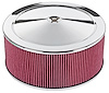 Air Cleaner with Smooth Top 14 in. x 6 in. [Chrome-Plated] - image 1