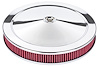 Air Cleaner with Smooth Top 14 in. x 2 in. [Chrome-Plated] - image 1