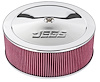 Air Cleaner with Logo 14 in. x 6 in. [Chrome-Plated] - image 1