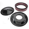 Air Cleaner with Smooth Top 14 in. x 3 in. [Black Powder-Coat] - image 2