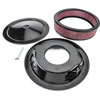 Air Cleaner with Smooth Top 14 in. x 3 in. [Black Powder-Coat] - image 2