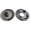 Air Cleaner with Smooth Top 14 in. x 3 in. [Black Powder-Coat] - image 3