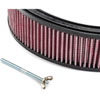 Air Cleaner with Smooth Top 14 in. x 3 in. [Black Powder-Coat] - image 4