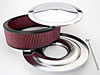 Air Cleaner with Smooth Top 14 in. x 4 in. [Chrome-Plated] - image 2
