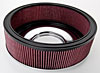 Air Cleaner with Smooth Top 14 in. x 4 in. [Chrome-Plated] - image 4