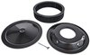 Air Cleaner with Smooth Top 14 in. x 3 in. & 1 1/4 in. Drop Base [Black Powder-Coat] - image 2