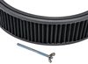 Air Cleaner with Smooth Top 14 in. x 3 in. & 1 1/4 in. Drop Base [Black Powder-Coat] - image 4