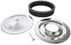 Air Cleaner with Smooth Top 14 in. x 3 in. [Chrome-Plated] - image 2