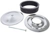 Air Cleaner Assembly with JEGS Logo, 14 in. x 4 in. [Chrome-Plated] - image 2