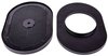 Oval Flow-Thru Air Cleaner Assembly 11.5 in. x 2 in. [Black Trim with Black Filter] - image 4