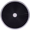 14 in. Flow-Thru Air Cleaner Lid [Chrome Trim with Black Filter] - image 3