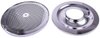 Round Flow-Thru Air Cleaner Assembly 14 in. x 3 in. [Chrome Trim with Black Filter] - image 3