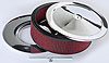 Air Cleaner with Smooth Top 14 in. x 4 in. [Chrome-Plated] - image 2