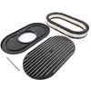 Finned Aluminum Air Cleaner Oval 15 in. L x 8 1/4 in. W x 3 in. H [Black] - image 3