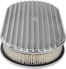 Finned Aluminum Air Cleaner Oval 15 in. L x 8 1/4 in. W x 3 in. H [Polished] - image 2