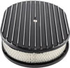 Finned Aluminum Air Cleaner Oval 12 in. L x 8 3/8 in. W x 3 in. H [Black] - image 2