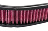 High Flow Washable Filter Element Oval 14 1/2 in. L x 8 in. W x 2 in. H [Red] - image 2